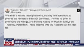 Zelenskyy says he will be waiting for Putin in Turkey