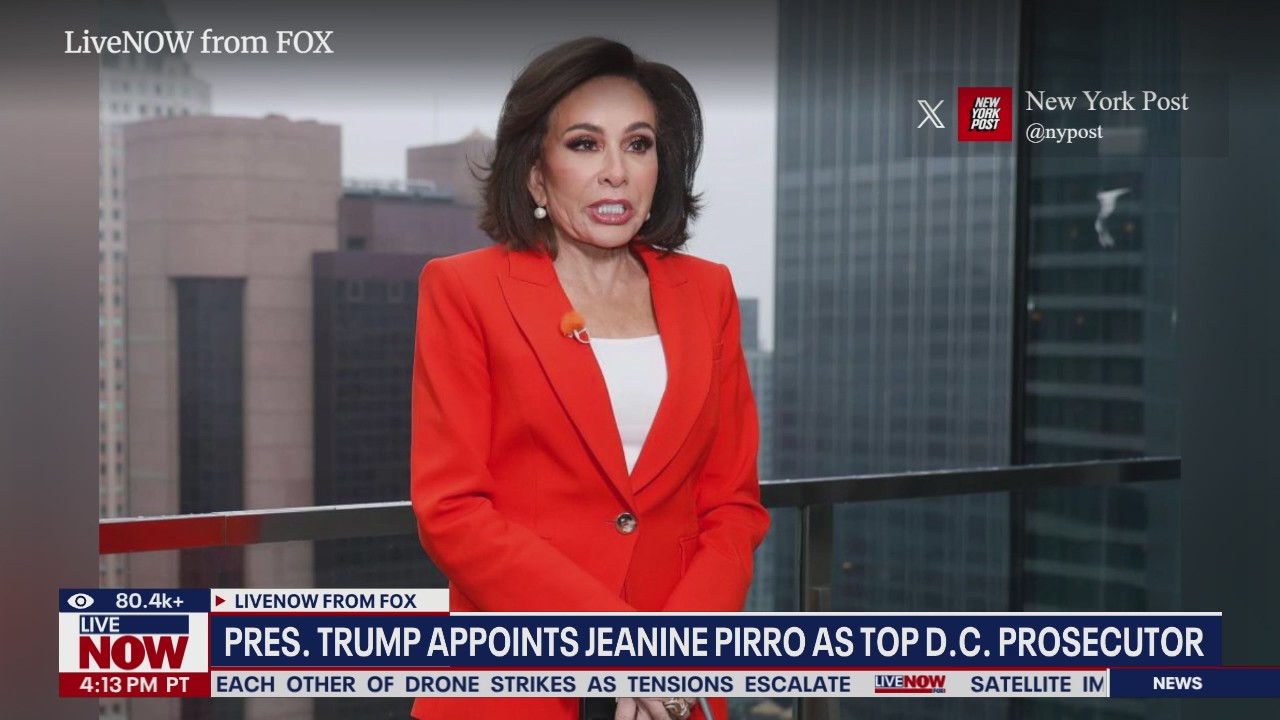Trump appoints Jeanine Pirro as top D.C. prosecutor