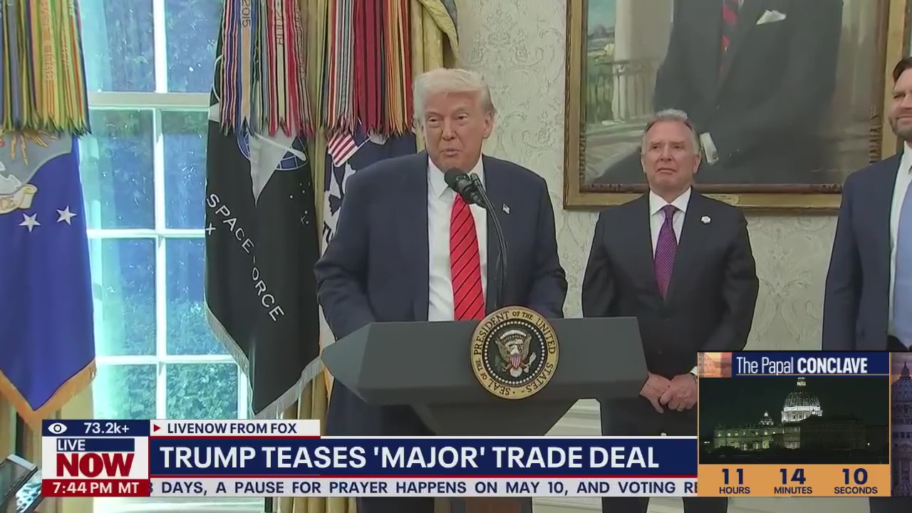 Trump teases 'major' trade deal with 'big' country