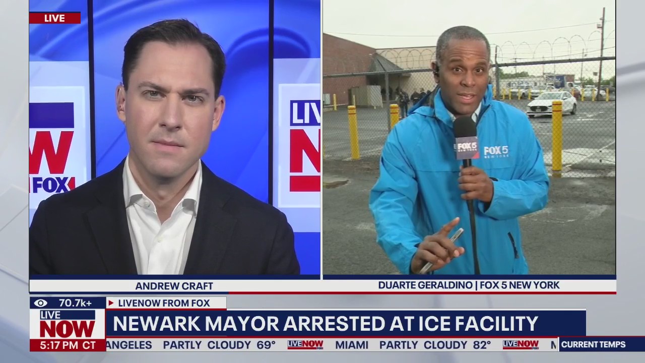 Newark mayor Ras Baraka arrested at ICE facility
