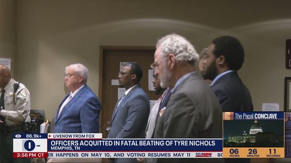 Officers acquitted in fatal beating of Tyre Nichols