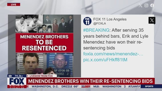 Menendez brothers win re-sentencing bids