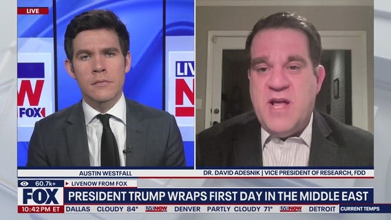 President Trump wraps up first day in the Middle East