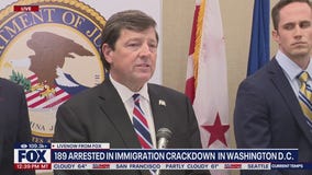 189 arrested in immigration crackdown in D.C.
