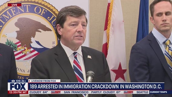 189 arrested in immigration crackdown in D.C.