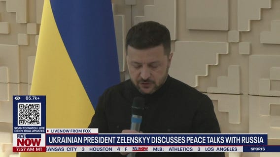 Zelenskyy addresses peace with Putin