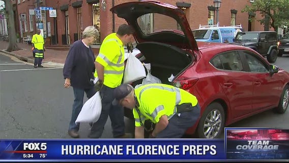 Alexandria provides sandbags for residents as city deals with flooding concerns, threat of Hurricane Florence