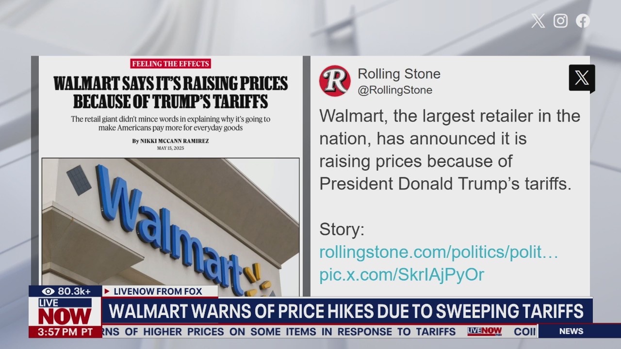 Walmart warns of price hikes due to tariffs