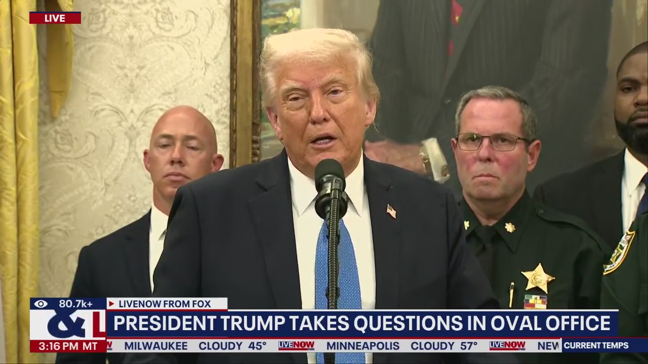 President Trump awards first U.S. 'Medals of Sacrifice'