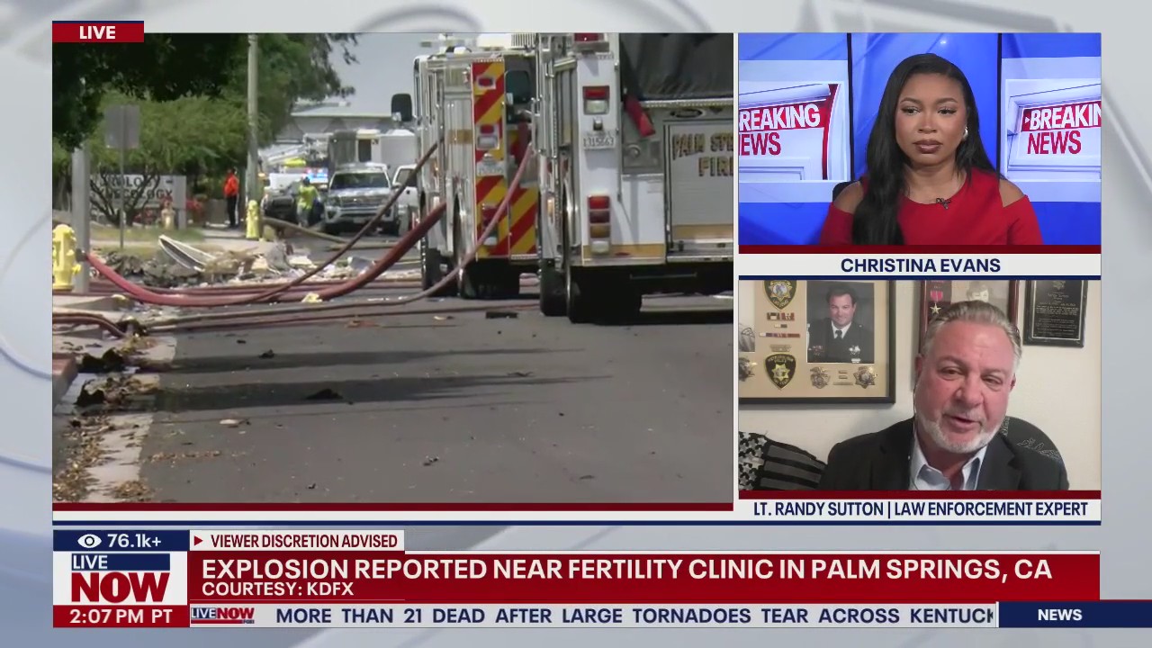 BREAKING: Explosion reported in Palm Springs, CA