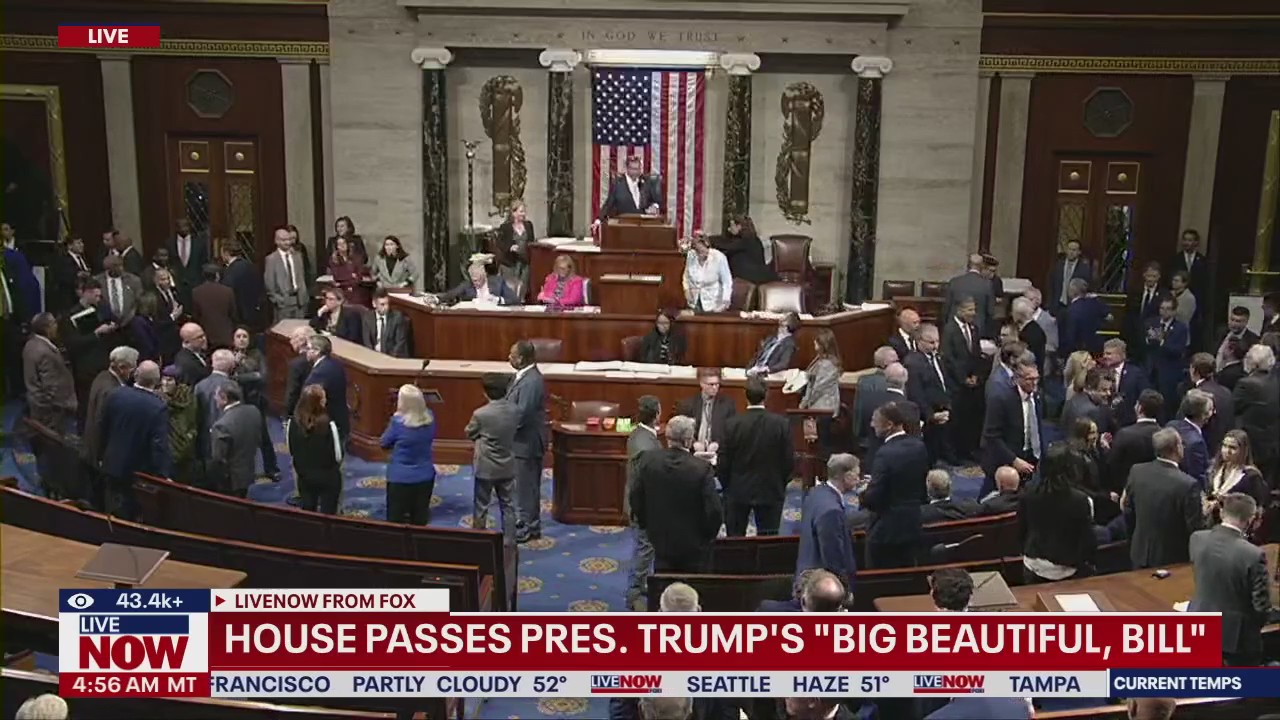 House passes President Trump's 'Big Beautiful, Bill'