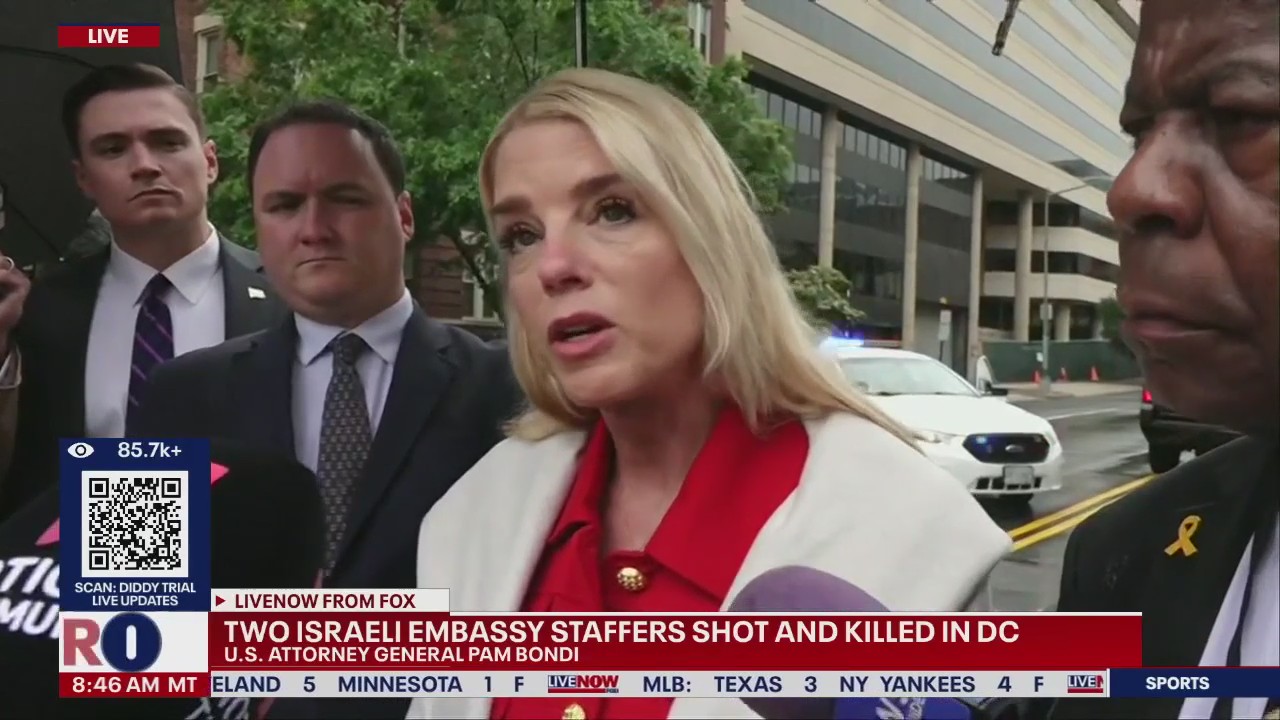 AG reacts to Israeli embassy staffers killed in DC