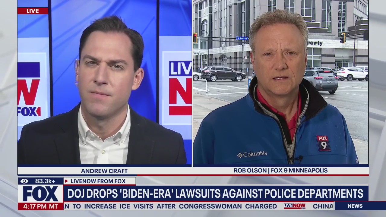 DOJ ends police lawsuits in Minneapolis, Louisville