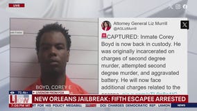 Fifth New Orleans prison escapee has been arrested