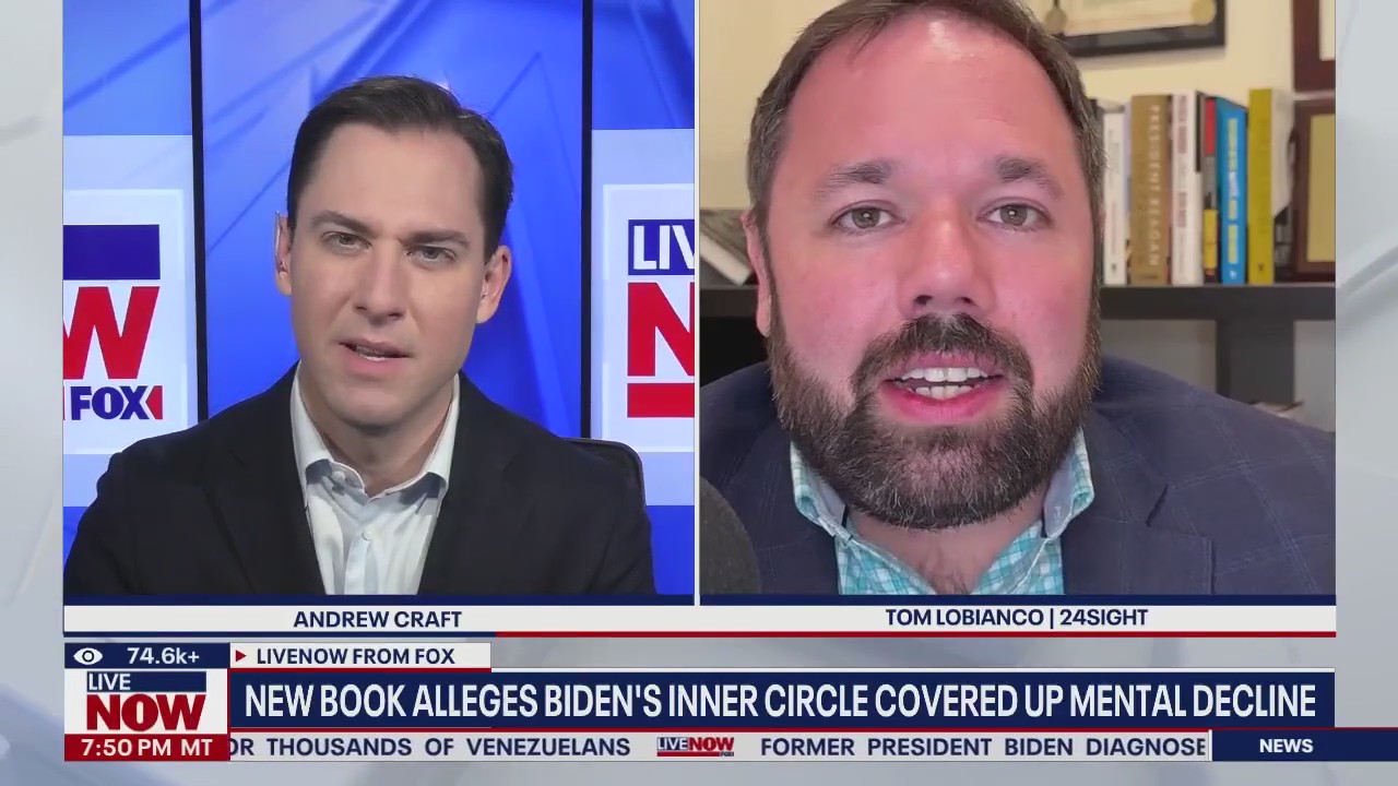 New book alleges Biden aides covered up mental decline