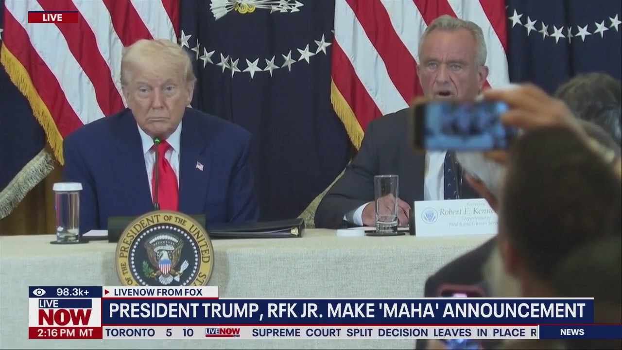 Pres. Trump, RFK Jr. make 'MAHA' announcement