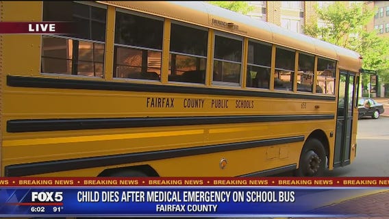 Police: Boy dies after medical emergency on Fairfax County school bus