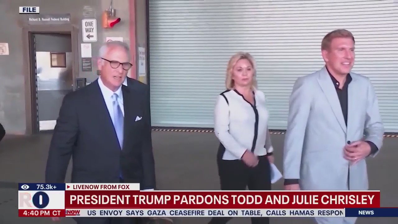 President Trump pardons Todd and Julie Chrisley