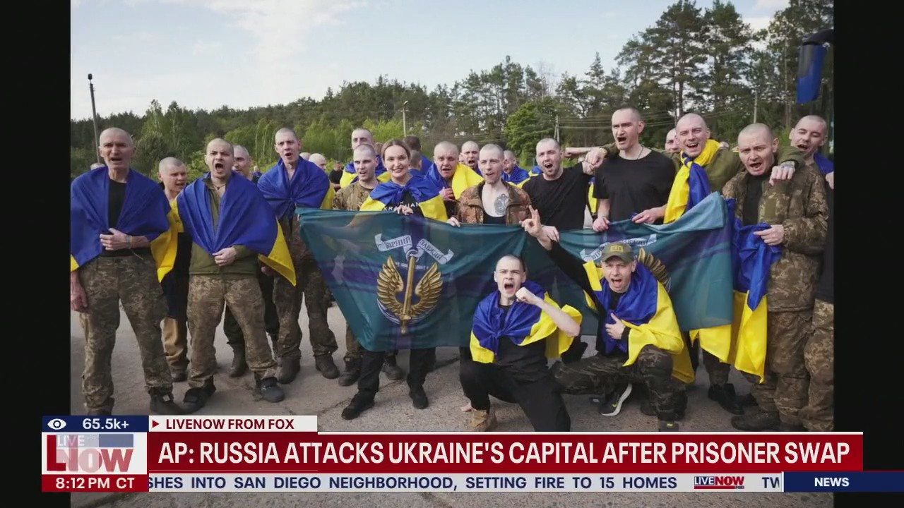 AP: Russia attacks Kyiv following prisoner swap