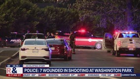 7 wounded in shooting at Washington park