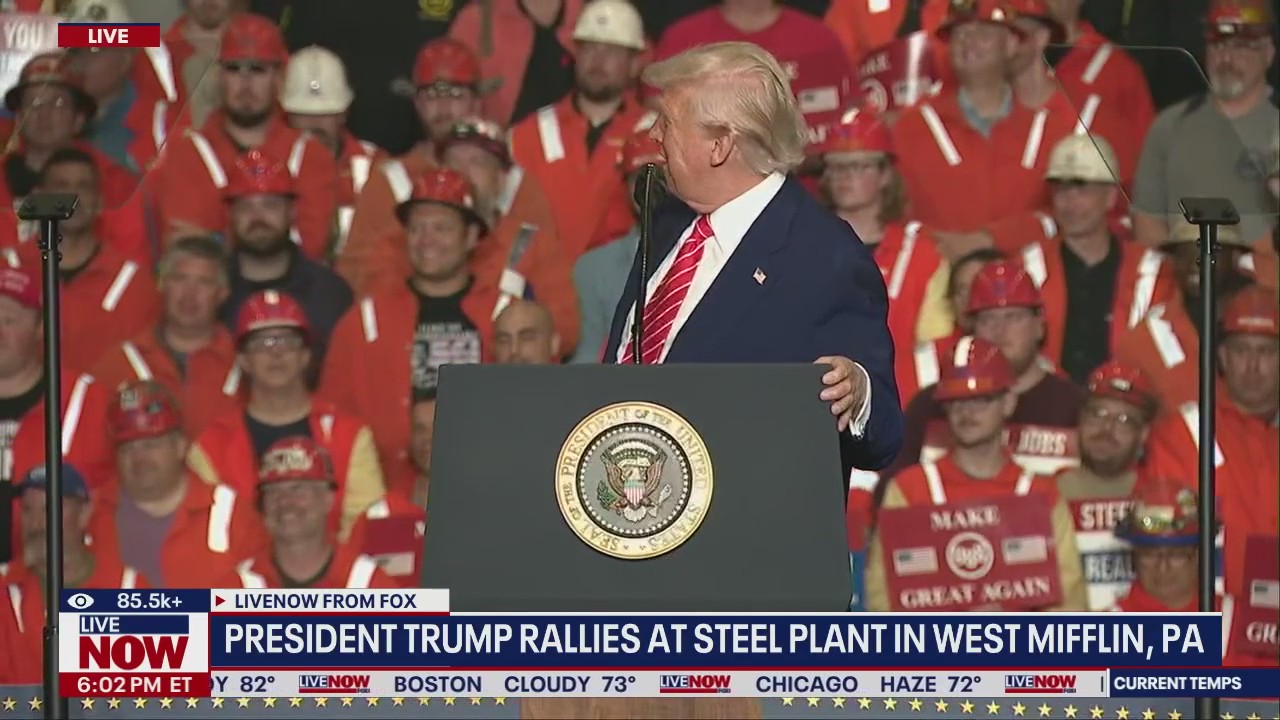 President Trump announces double tariffs on steel