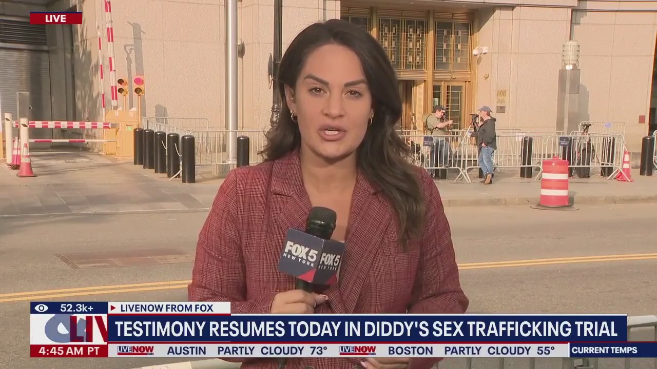 Testimony resumes in Diddy's trial