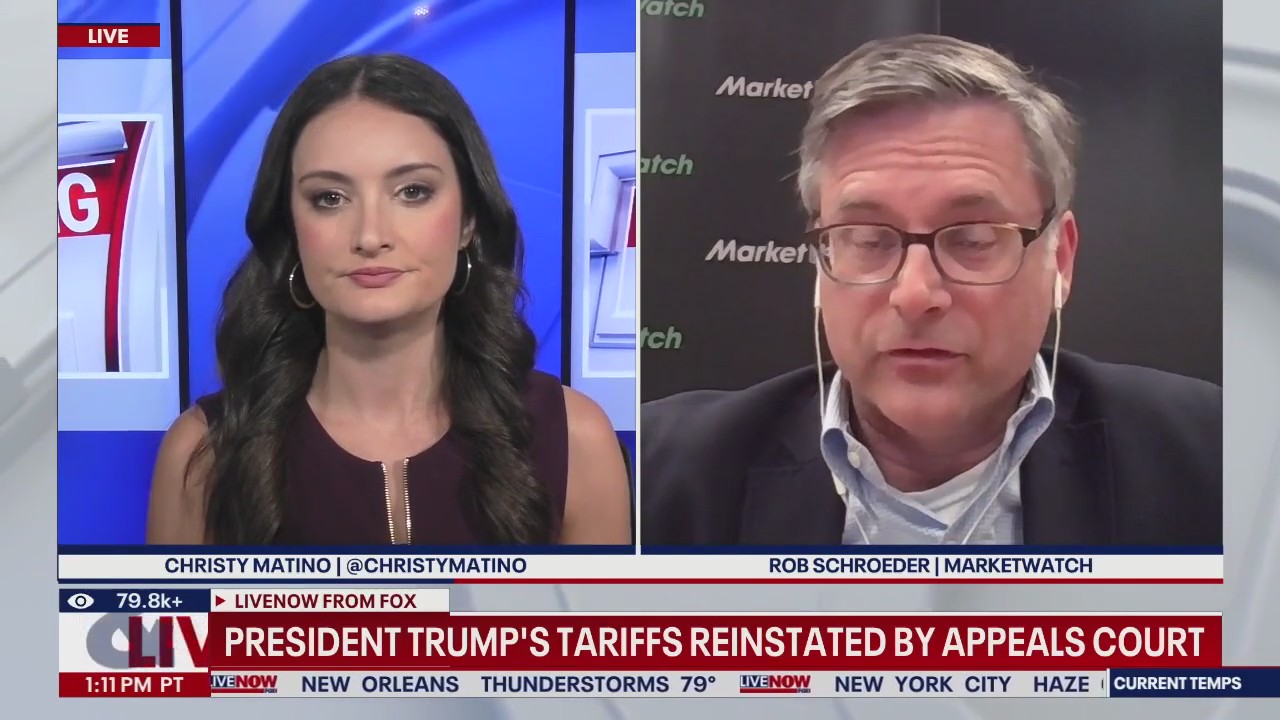 President Trump's tariffs reinstated by appeals court