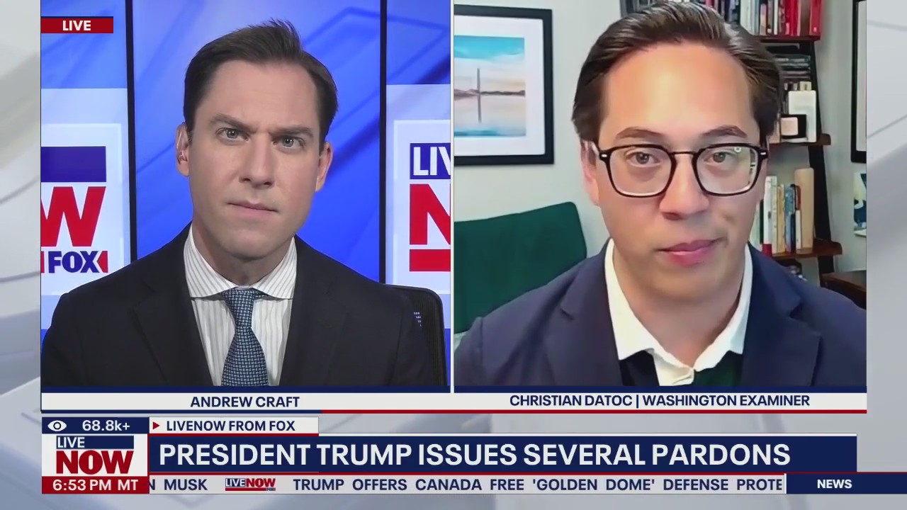 President Trump issues several pardons