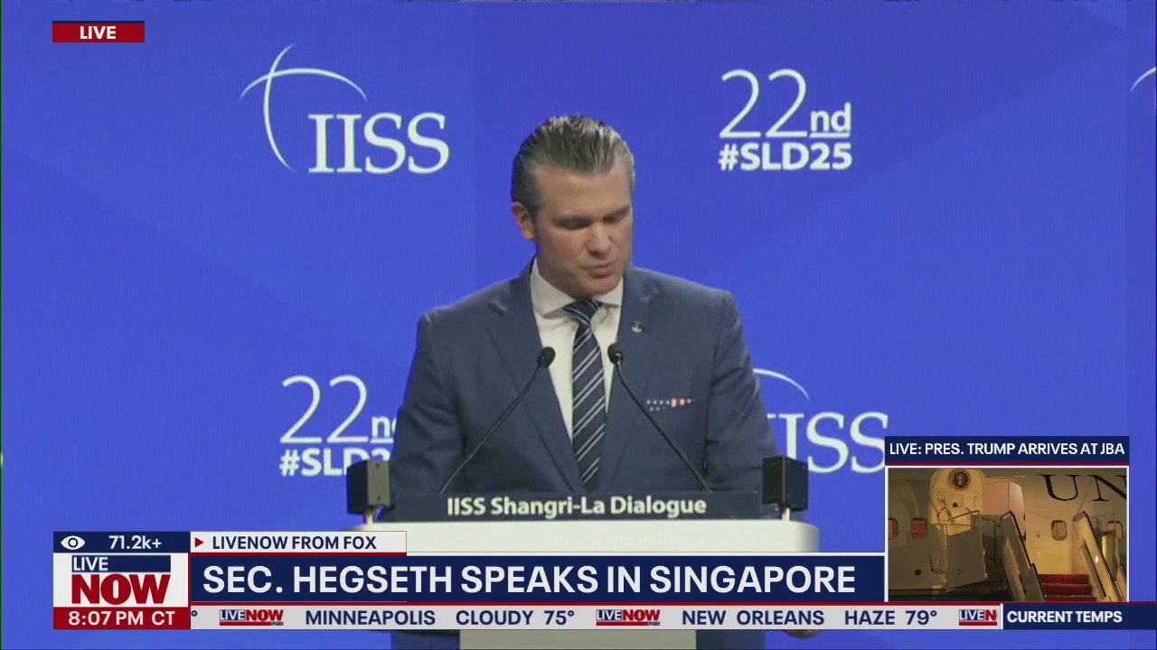 Defense Sec. Hegseth gives remarks at security summit