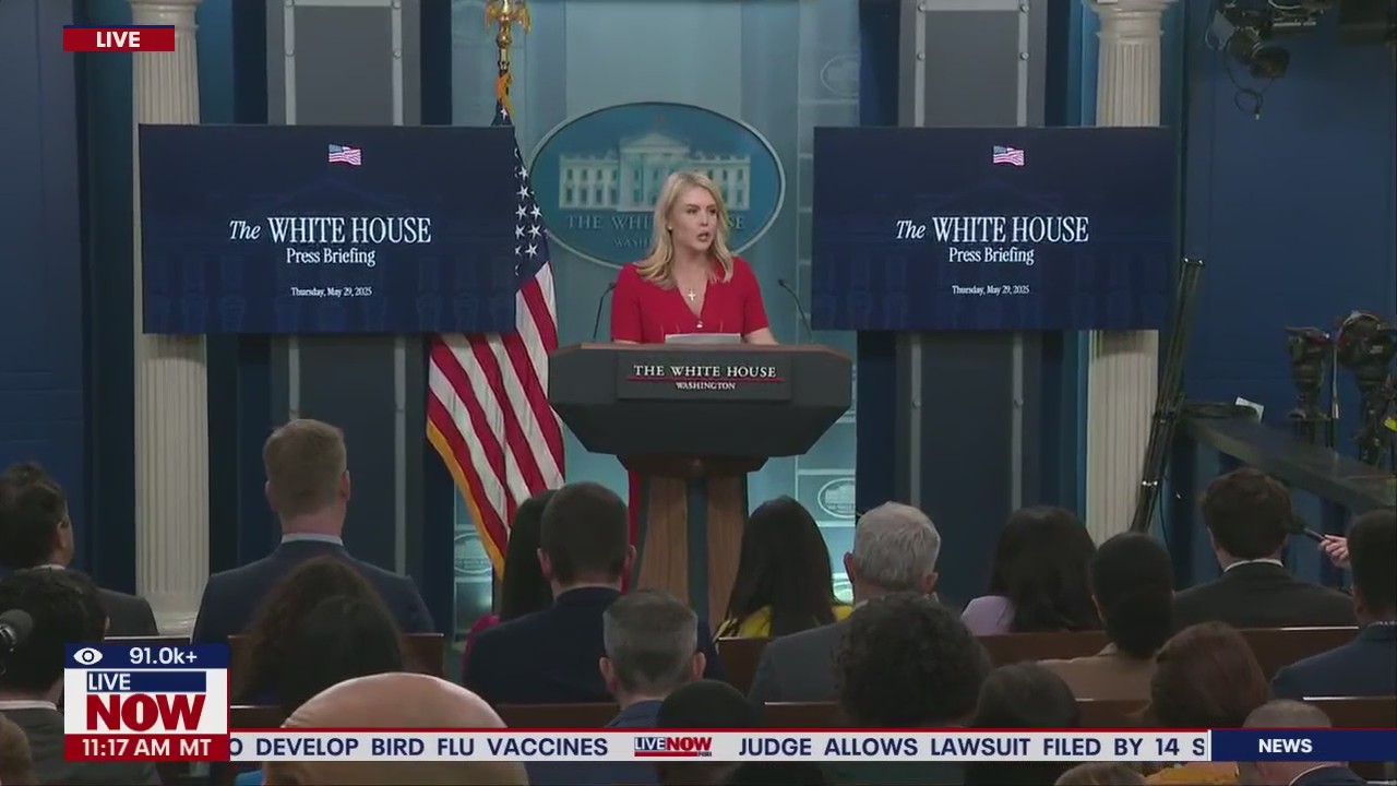 White House briefing with Karoline Leavitt