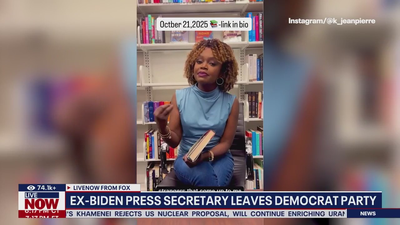 Jean-Pierre leaves Democratic Party; to release book