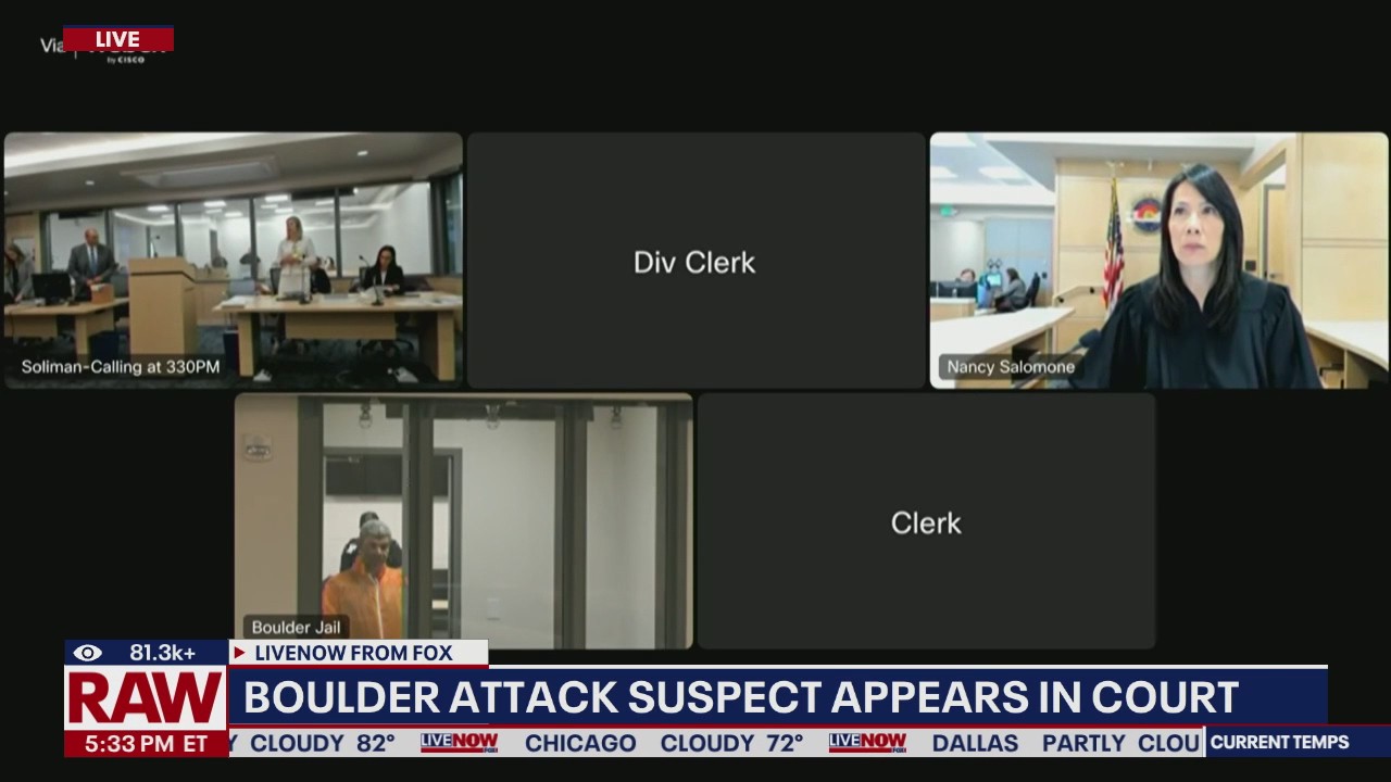 Boulder attack suspect charged with 118 counts