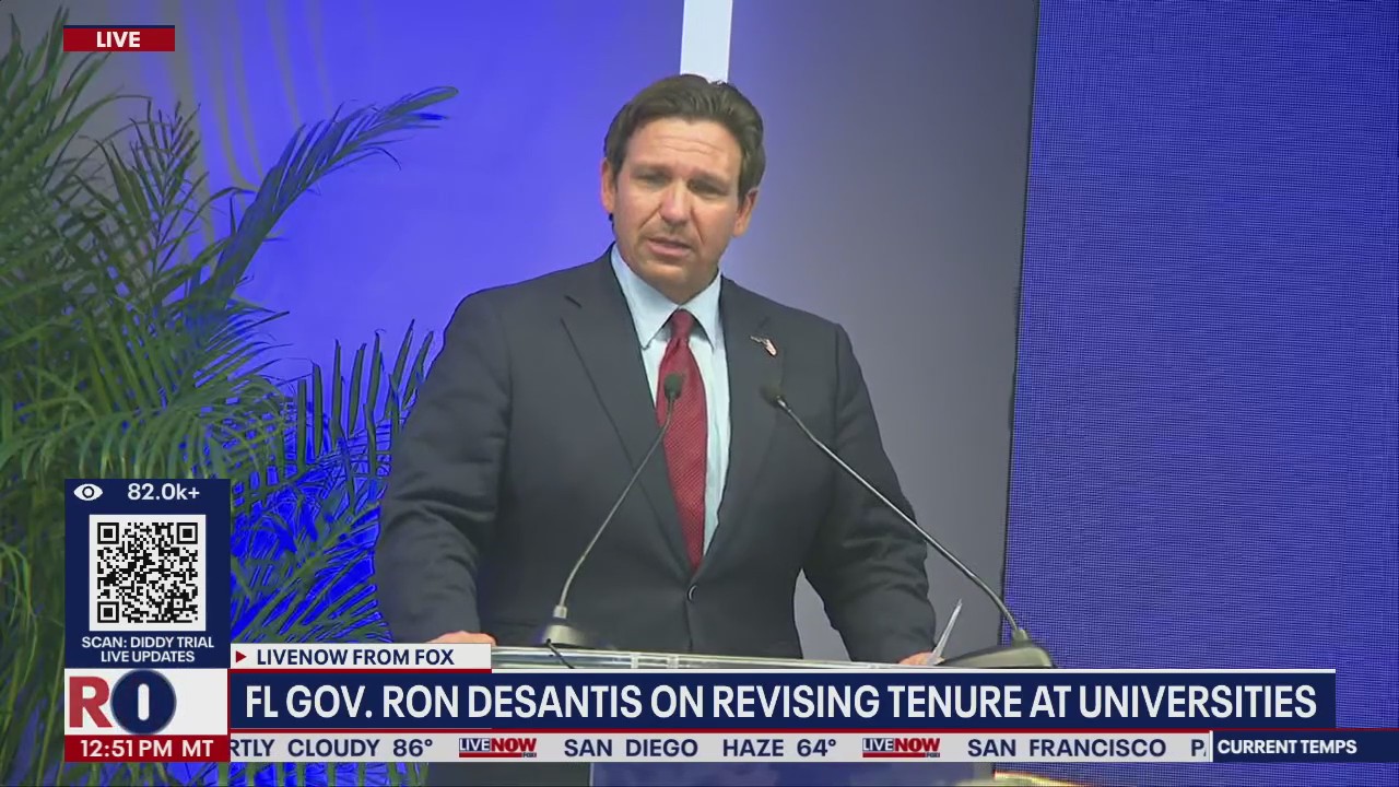 DeSantis wants to revise tenure at FL universities