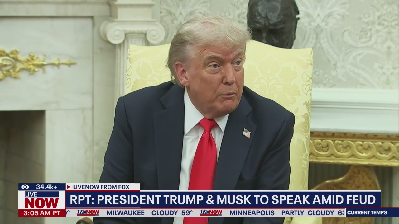 President Trump & Elon Musk expected to speak amid feud