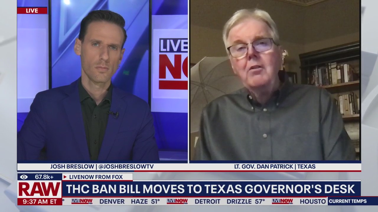 Lt. Gov. Dan Patrick sounds off on THC Ban Bill | LiveNOW from FOX