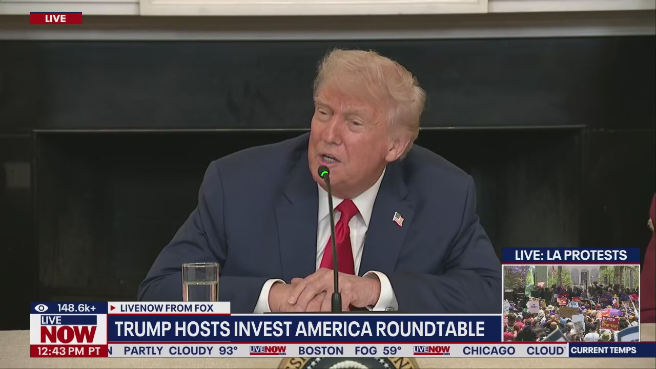 FULL: President Trump hosts 'Invest America' roundtable