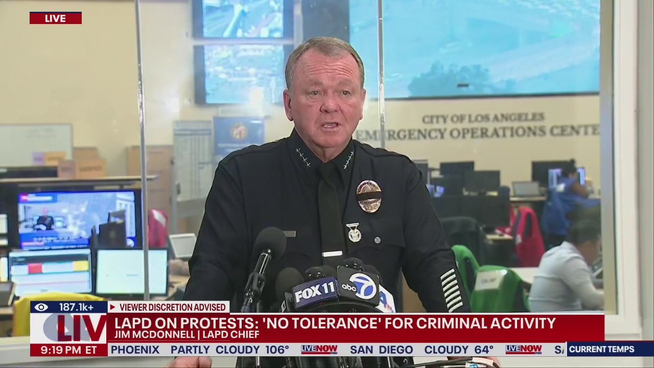 L.A. officials announce over 40 arrests amid protests