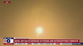 Israel intercepts missiles from Iran