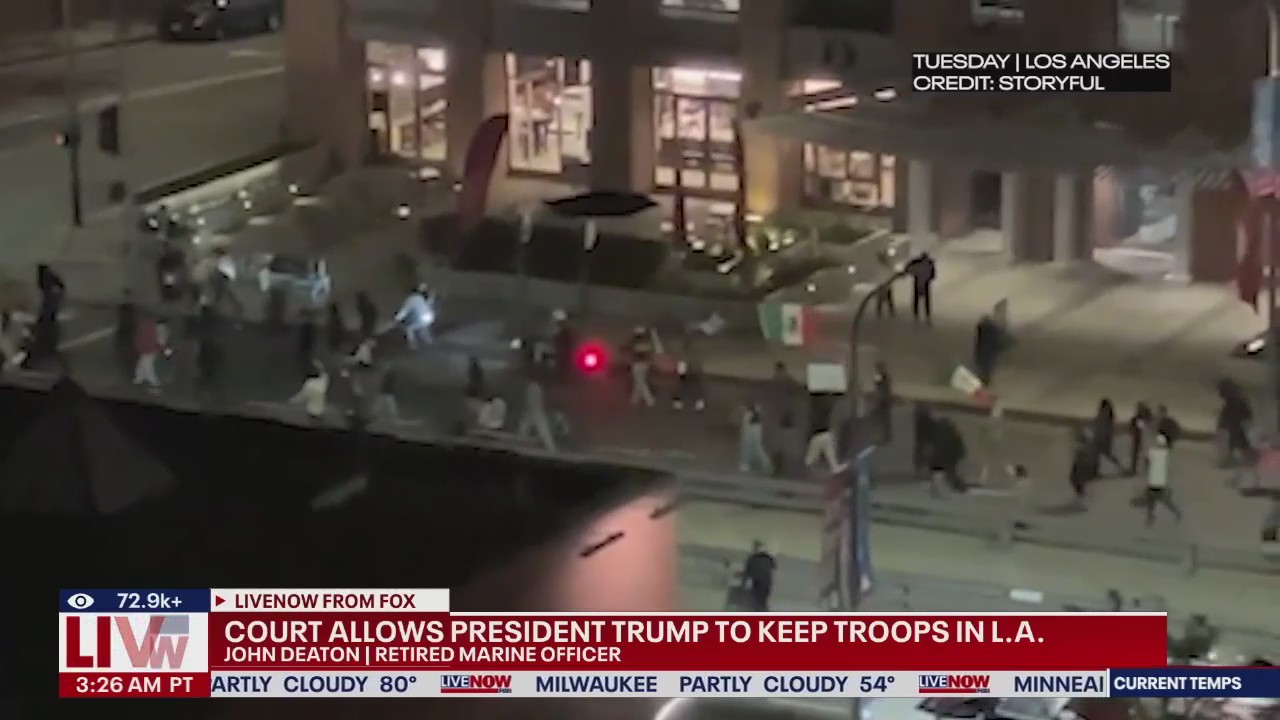 Appeals court allows Trump to keep troops in L.A.