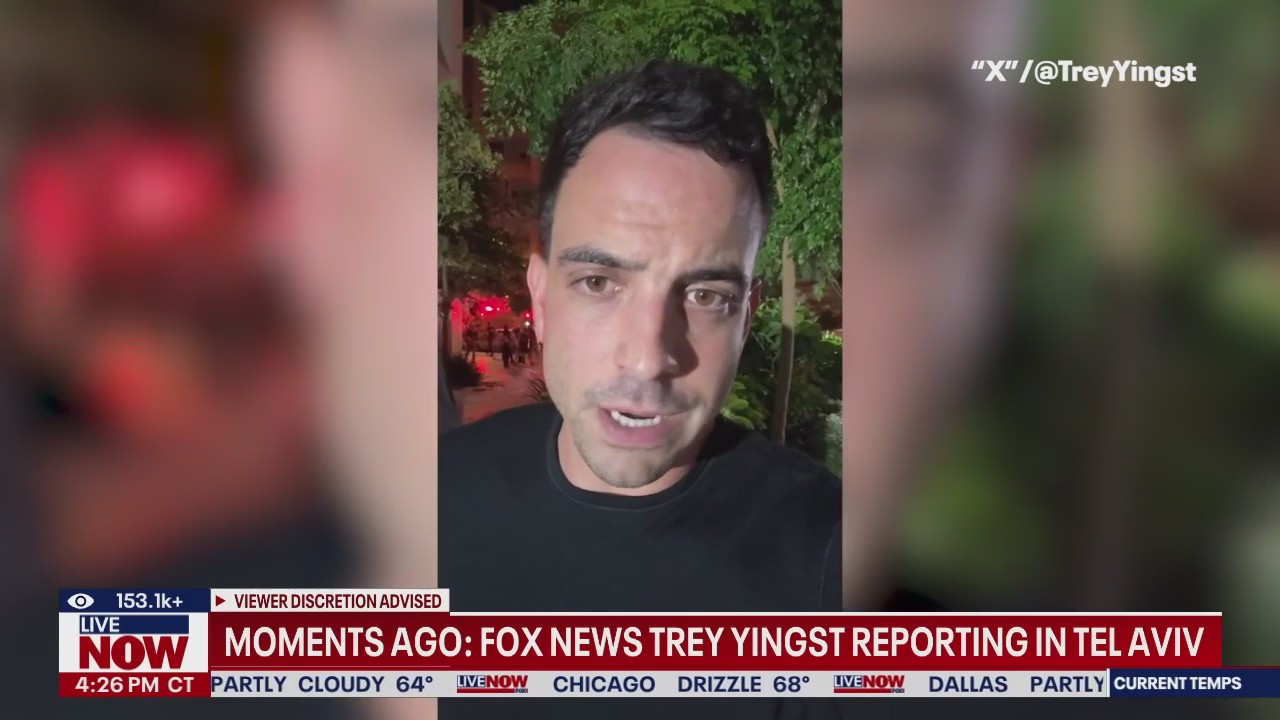 Fox News reporter Trey Yingst from Tel Aviv