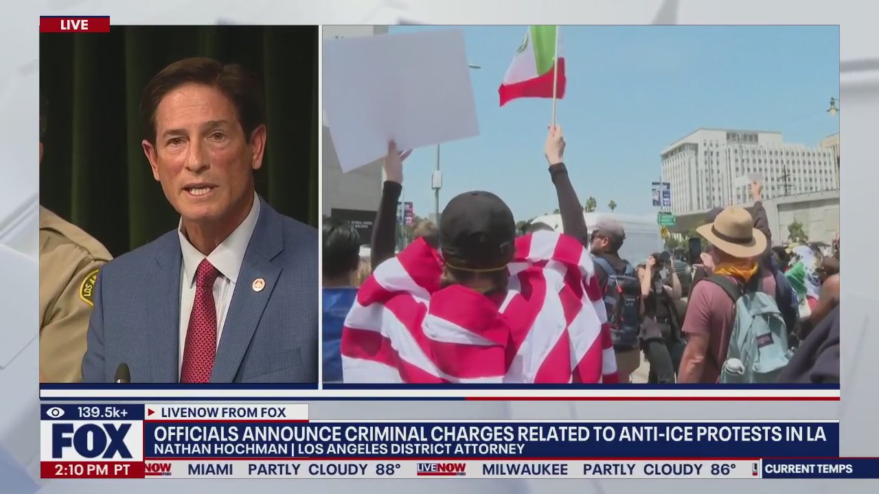 LA anti-ICE protests: Criminal charges announced