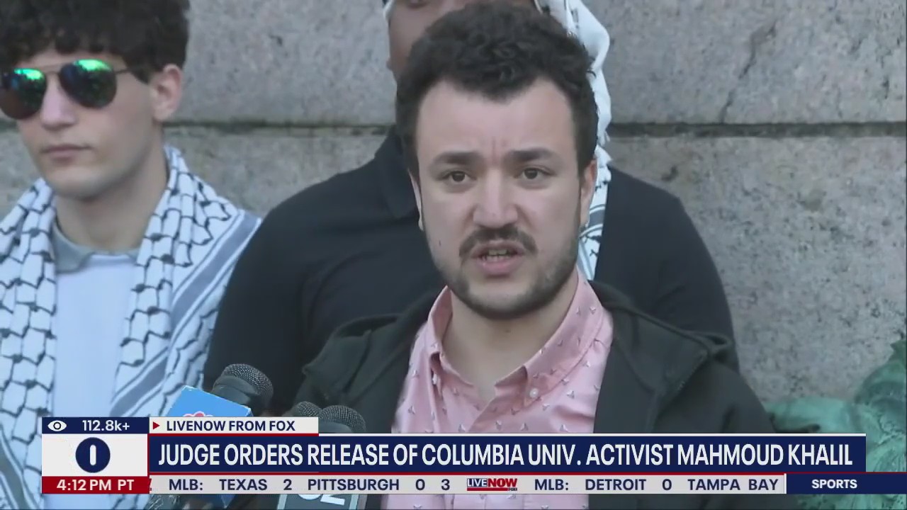 Mahmoud Khalil ordered to be released