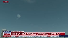 IDF identifies missiles launched from Iran