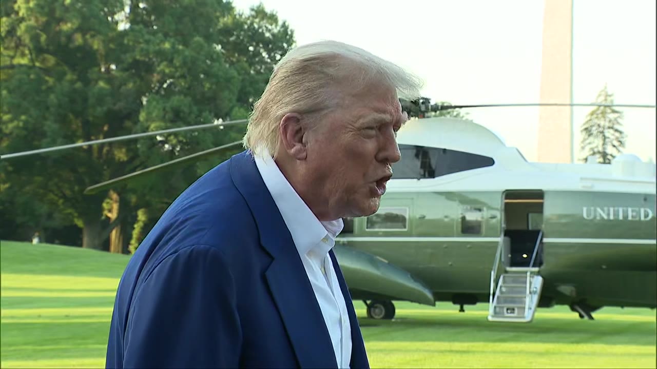 Trump swears when asked about Israel, Iran cease-fire