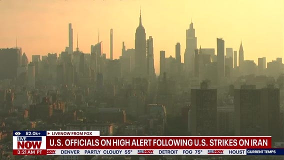 Major U.S. cities on high alert after strikes on Iran
