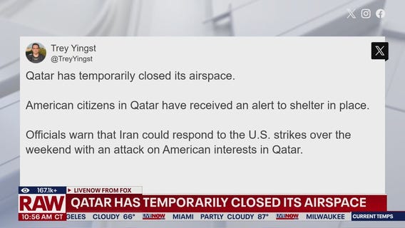 Qatar temporarily closes its airspace