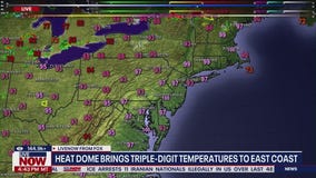 Heatwave bakes Northeast, records tumble