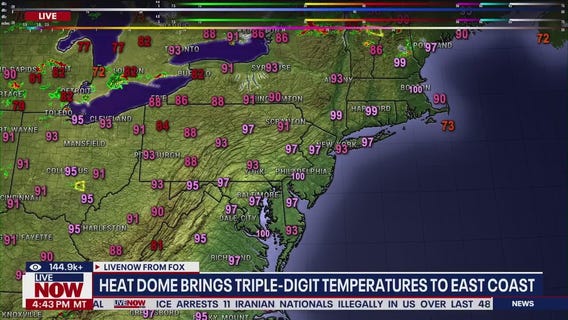 Heatwave bakes Northeast, records tumble