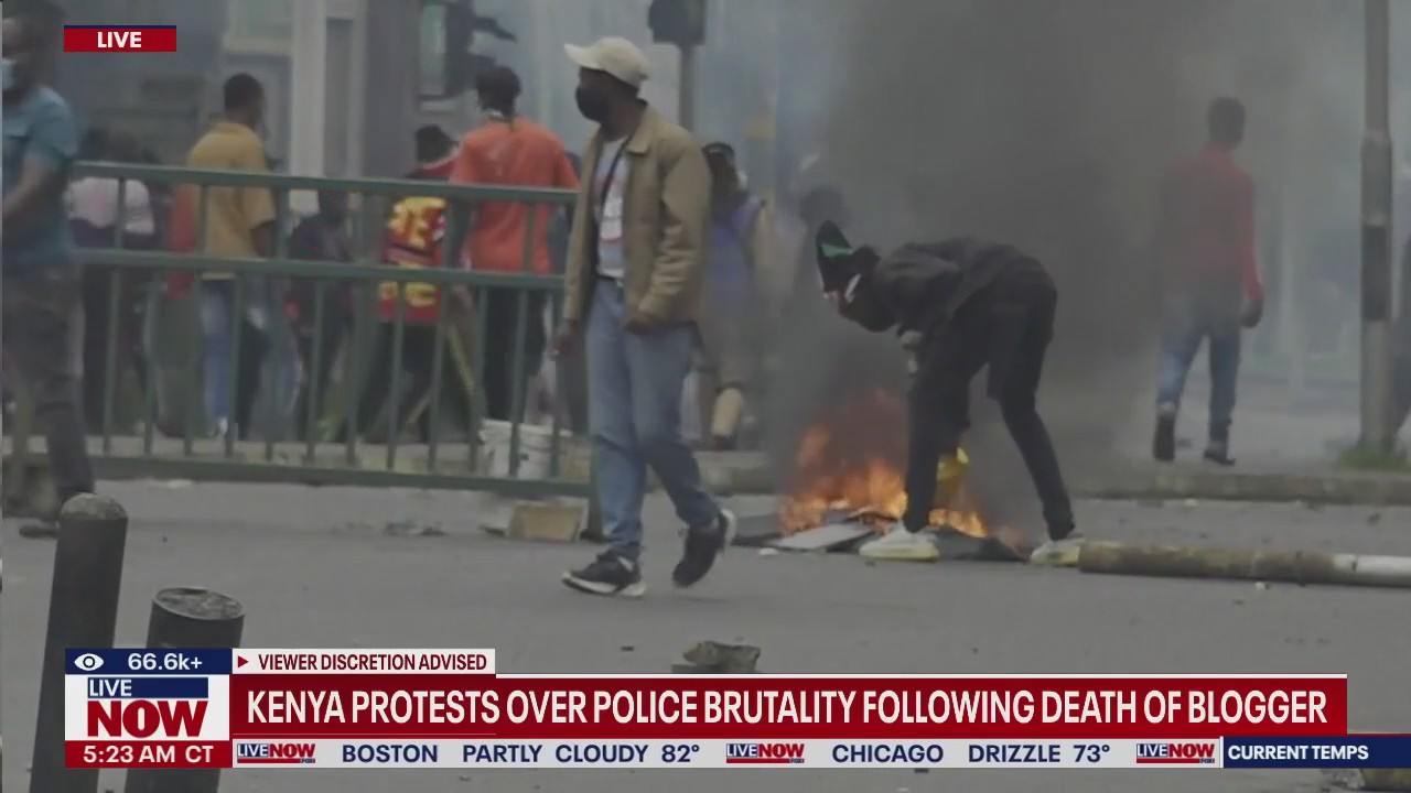 Kenyans protest against police brutality
