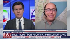 President Trump posts about Iranian regime change